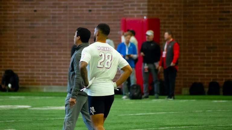 Scenes from Utah Pro Day: Brandon McKinney Highlights